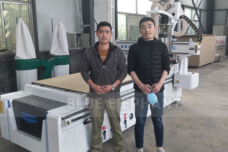 Order panel furniture production line from Shandong Tai'an House Custom Factory